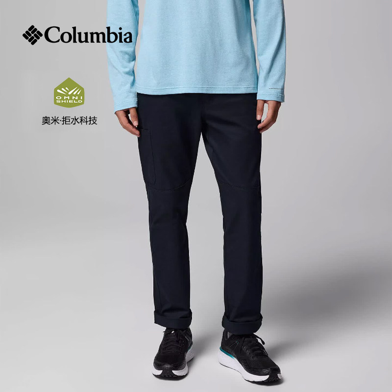 哥伦比亚男士拒水弹力软壳冲锋裤