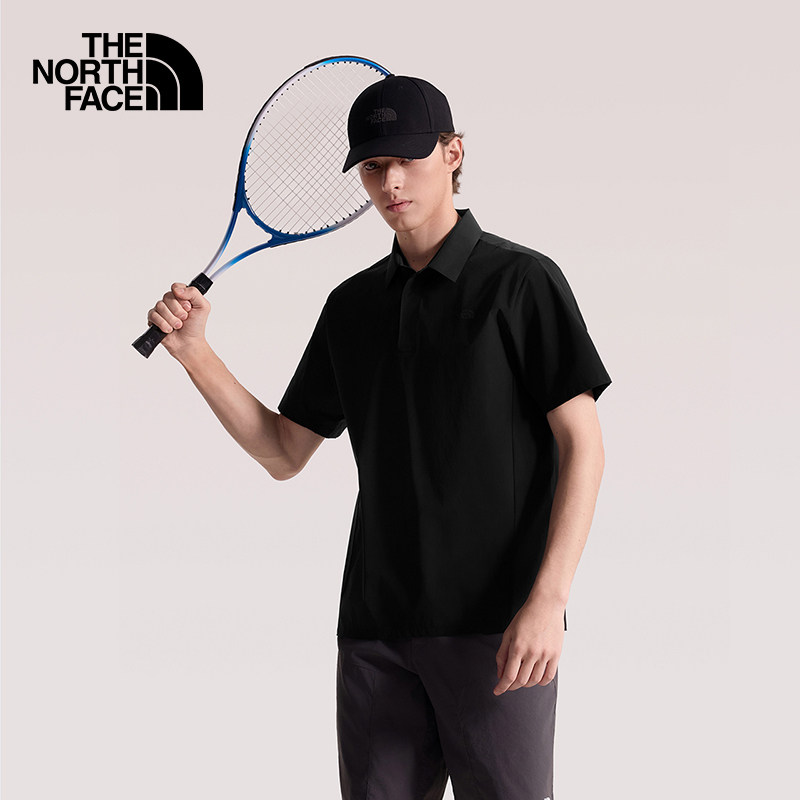 26夏季新款TheNorthFace北面速干衣短袖POLO衫男凉感运动户外8G7N