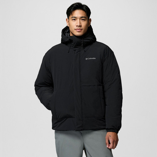 哥伦比亚男热能拒水保暖棉服