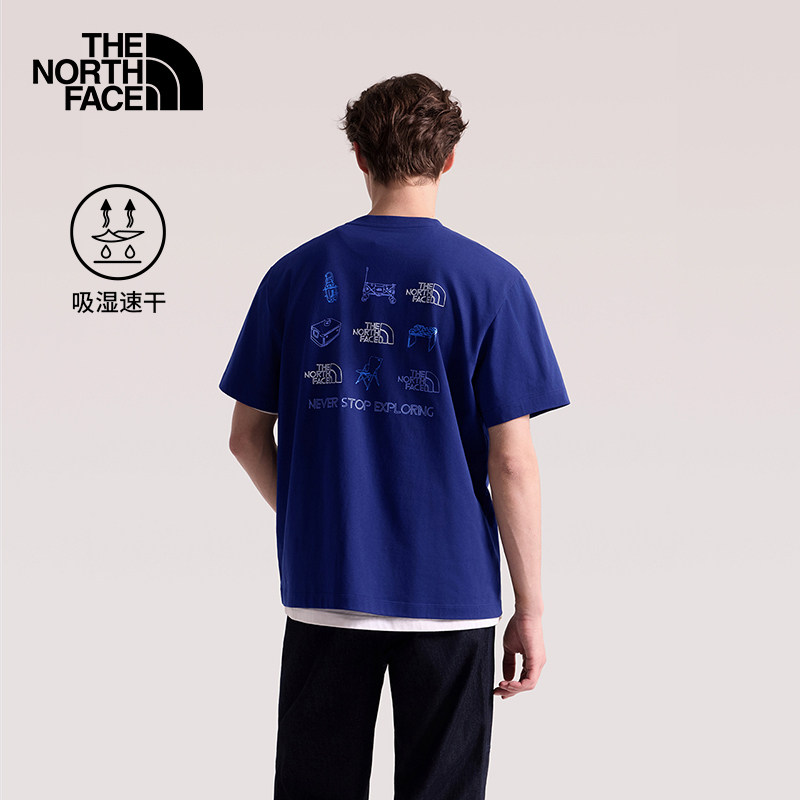 26春夏新款TheNorthFace北面男女运动户外透气速干衣短袖T恤8M7C