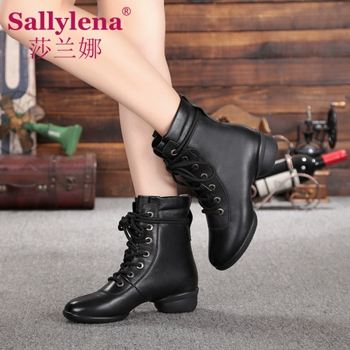 Демисезонная обувь, туфли, танцующие ботинки, из натуральной кожи, мягкая подошва