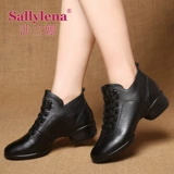 Демисезонная обувь, танцующие туфли, из натуральной кожи, мягкая подошва