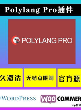 Polylang Pro WP插件 中文版 网站文章页面多语言自动翻译插件
