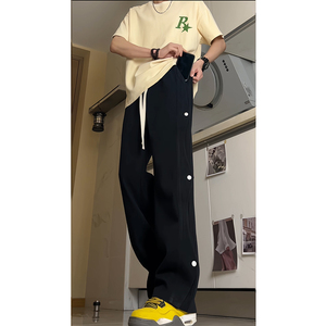 2026新款潮流高级感牛仔裤直筒裤休闲裤长裤子潮504-K836-P55控78图片