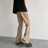23夏新款垂感微喇叭休闲西裤男女阔腿宽松拖地裤504-K150-P40控58，男装休闲裤，星座504