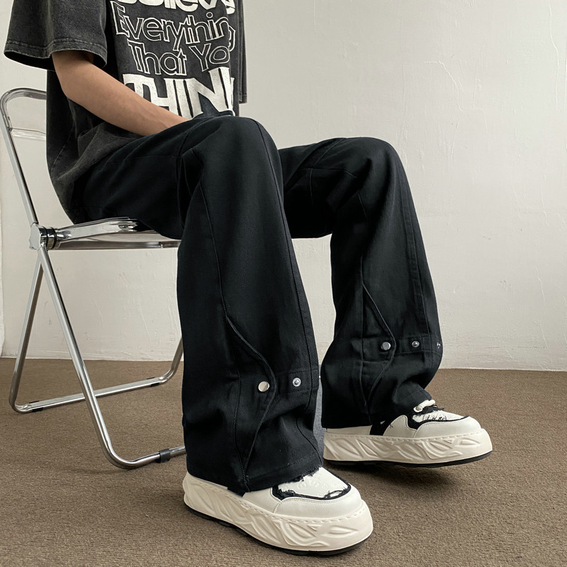 26新款男女学生美式高街牛仔裤休闲裤长裤潮504-K153-P55控78,男装牛仔裤,星座504