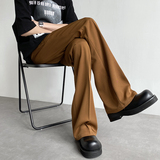 cleanfit高弹垂感喇叭西裤加长休闲裤-直播品控-504-K162-P55控78，男装西裤，星座504