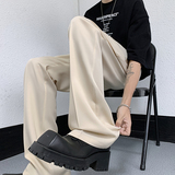 cleanfit高弹垂感喇叭西裤加长休闲裤-直播品控-504-K162-P55控78，男装西裤，星座504