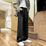 2026新款垂感小西裤休闲裤男女情侣学生直筒裤潮504-K129-P55，男装休闲裤，星座504