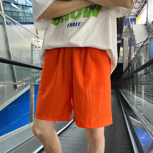 夏季港风短裤中性风五分裤男十三色沙滩裤M-5XL504-K02-P15图片