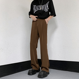 cleanfit高弹垂感喇叭西裤加长休闲裤-直播品控-504-K162-P55控78，男装西裤，星座504