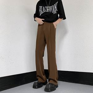 cleanfit高弹垂感喇叭西裤加长休闲裤-直播品控-504-K162-P55控78，男装西裤，星座504