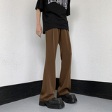 cleanfit高弹垂感喇叭西裤加长休闲裤-直播品控-504-K162-P55控78，男装西裤，星座504