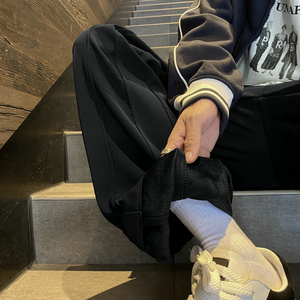 2025新款铆钉喇叭西裤休闲裤504-K812-P55控79（加绒P65控89）图片