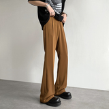 cleanfit高弹垂感喇叭西裤加长休闲裤-直播品控-504-K162-P55控78，男装西裤，星座504