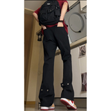 2026港风新款学生男女微喇叭拼接冲锋裤休闲裤潮504-K837-P45控68，男装休闲裤，星座504