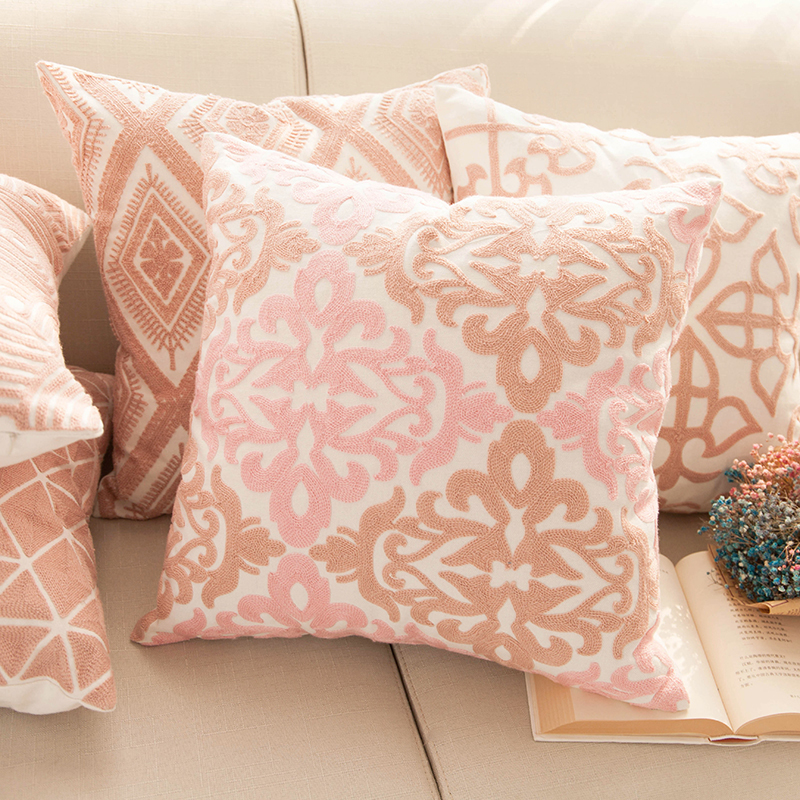 沙发靠忱纯棉毛巾绣抱枕枕套枕芯欧式沙发靠垫车用靠垫可拆卸靠枕在类目 居家布艺, 靠垫/抱枕中 - 来自Buy2taobao.com提供专业的淘宝代购服务