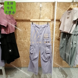 2024夏专柜正品 女工装 休闲裤 124214037 ONLY 124114021 124214008