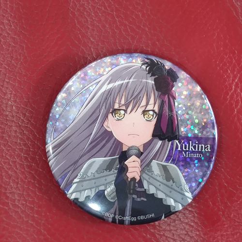 Bangdream邦邦Rausch und craziness纪念闪金属吧唧徽章凑友希那