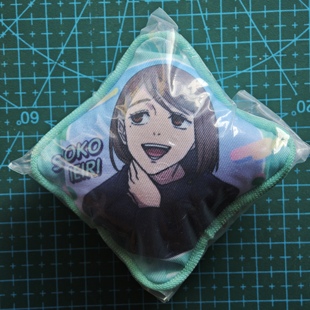 咒术回战家入硝子扭蛋挂件手机链TOMY方形枕头形促销现货