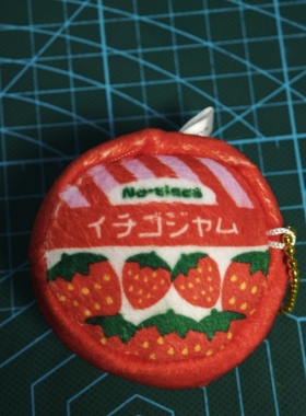 日本 SO-TA 面包的伴侣是果酱 毛绒挂件扭蛋草莓酱