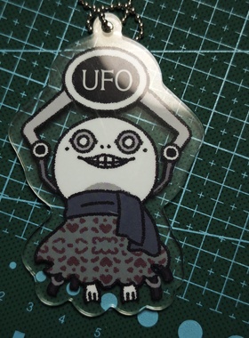 世嘉sega尼尔自动人形人工生命UFO抓娃娃亚克力挂件手机链NieR