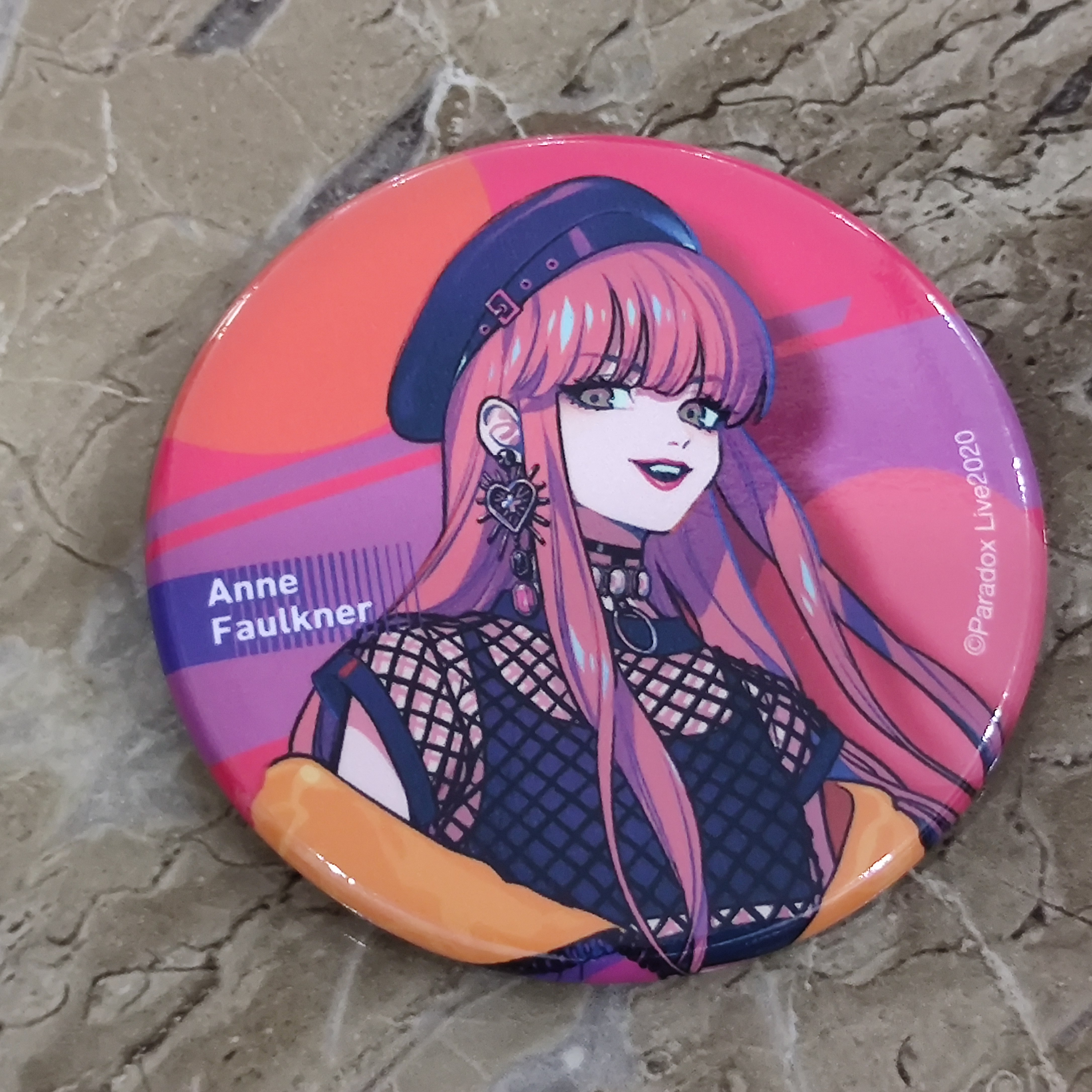 paradox live金属吧唧徽章Anne Faulkner促销现货图片