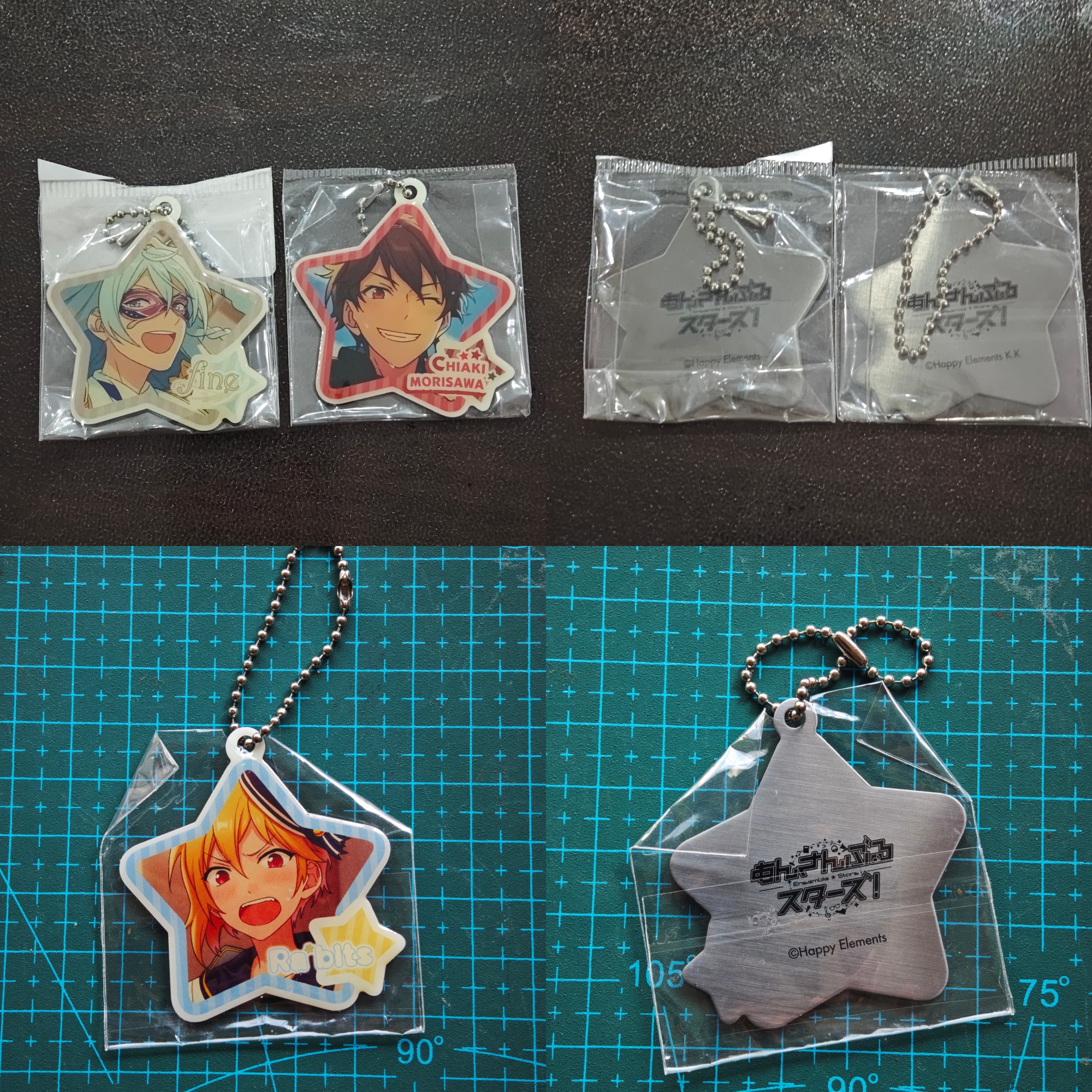 偶像梦幻祭金属星型挂件钥匙链守泽千秋日日树涉仁兔成鸣促销现货