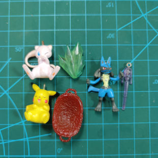 神奇宝贝宠物小精灵宝可梦剧场版挂件手机链皮卡丘梦幻路卡利欧