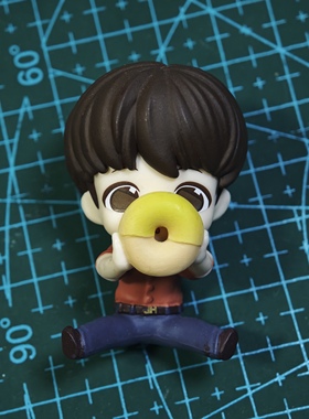 Tomy防弹少年团TinyTAN甜甜圈盒蛋TARTS扭蛋摆件J Hopes郑号锡