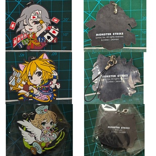 万代monster strike怪物弹珠扭蛋橡胶挂件手机链护士南丁格尔现货