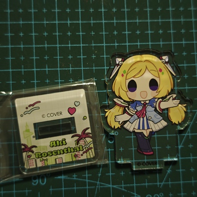 hololive迷你Q版亚克力立牌一期生亚绮罗森促销现货