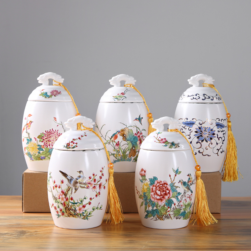 复古茶叶罐空罐密封罐存茶罐