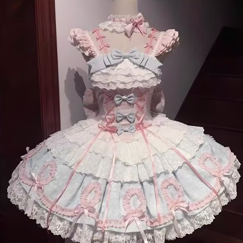 芙碟恋曲洛丽塔甜美蓬蓬连衣裙