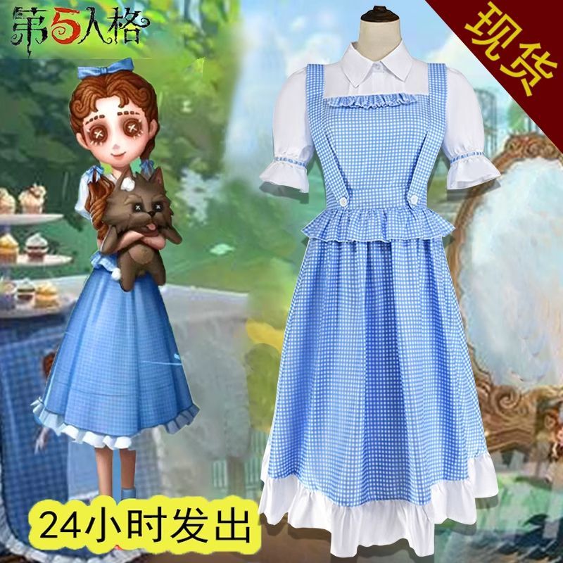 第五人格小女孩桃乐丝cos服装儿童cosplay动漫生日女童六一礼服裙