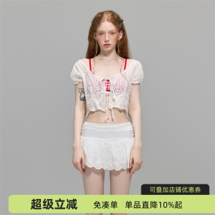 蘇拉娜公主三件套分體泳衣女2025新款 絕美顯瘦溫泉游泳衣 短袖 裙式