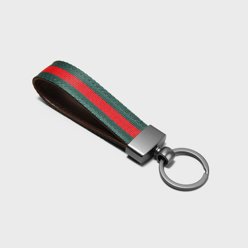 高档情侣编织带简约汽车钥匙扣