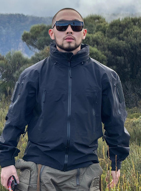 三门发EPTFE膜军鸟gen2.2硬壳冲锋衣防风防水透气户外登山服男