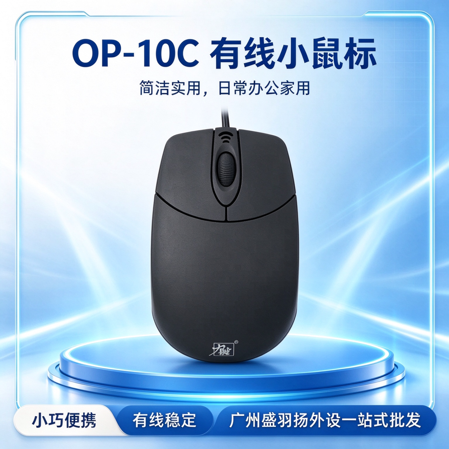 力胜OP10C有线磨砂PS2/USB电脑光电鼠标 时尚笔记本电脑鼠标包邮