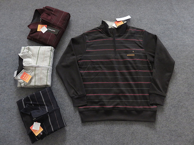 男士保暖加绒加厚长袖打底衫