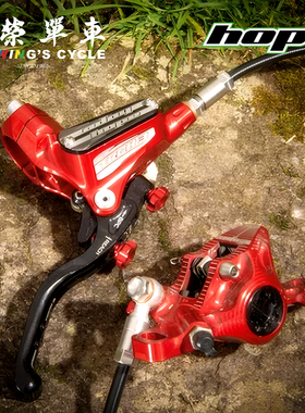 英国Hope Tech3x2型自行车碟刹手柄/卡钳Mono 6 Ti刹车皮烧结型