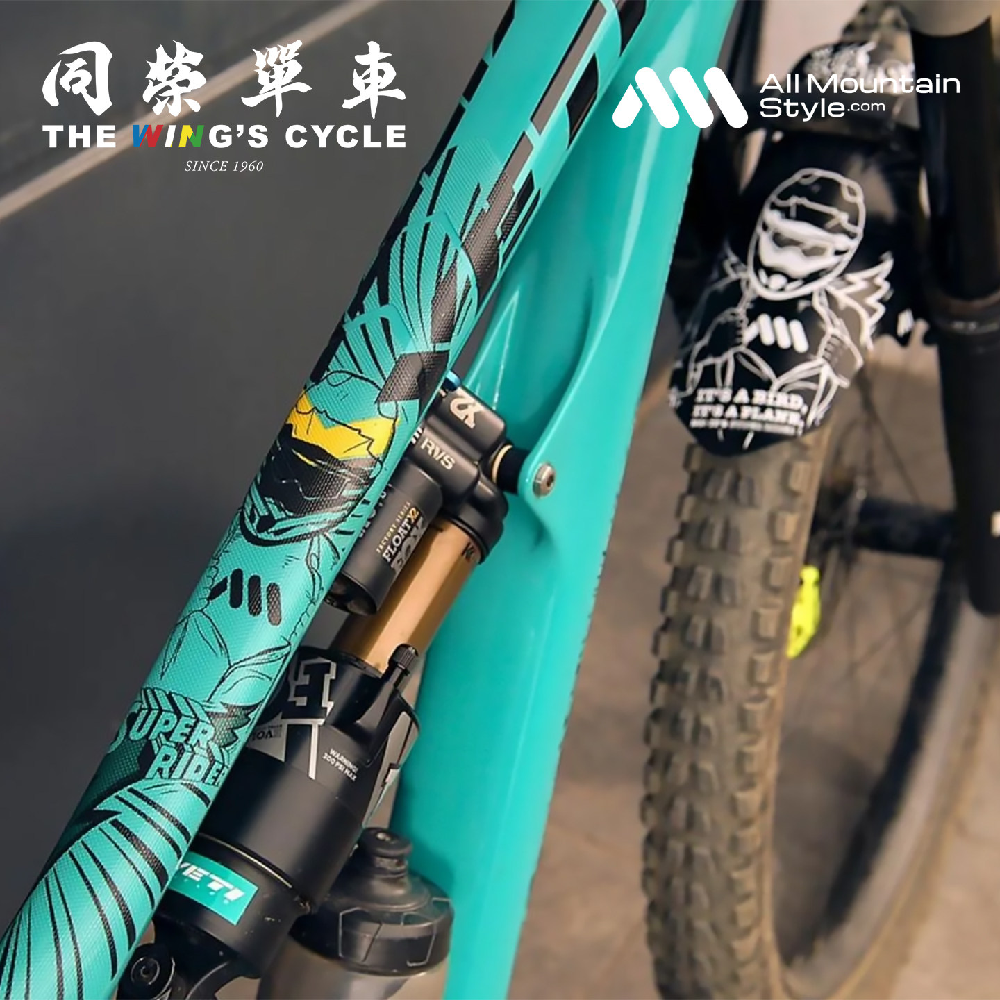 AMS蜂巢状Full充满版车架保护贴公路山地自行车通用防刮防磨18贴