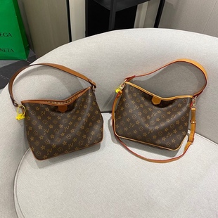 优草坊轻奢包包水桶包新款流行真皮2025机场包奢侈品牌斜挎女包