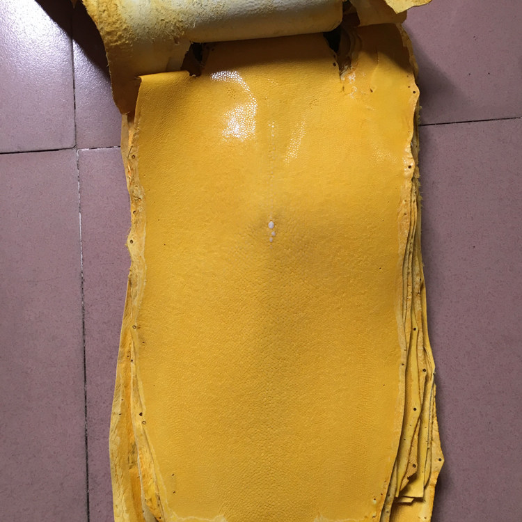 珍珠鱼皮料 魔鬼鱼皮 DIY手工皮料 刀剑鞘 手柄 装饰品 整条 真皮