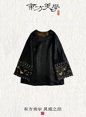 『秋实』四和如意国风重缎香云纱桑波缎衬衣SR387