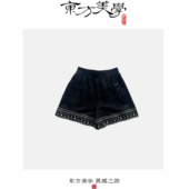 重工醋酸缎刺绣短裤 国风时尚 复古新中式 SR502 踏金