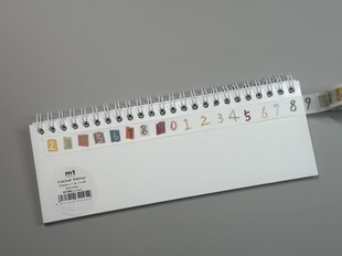 现货分装胶带日本MT手帐和纸胶带田村美纪数字