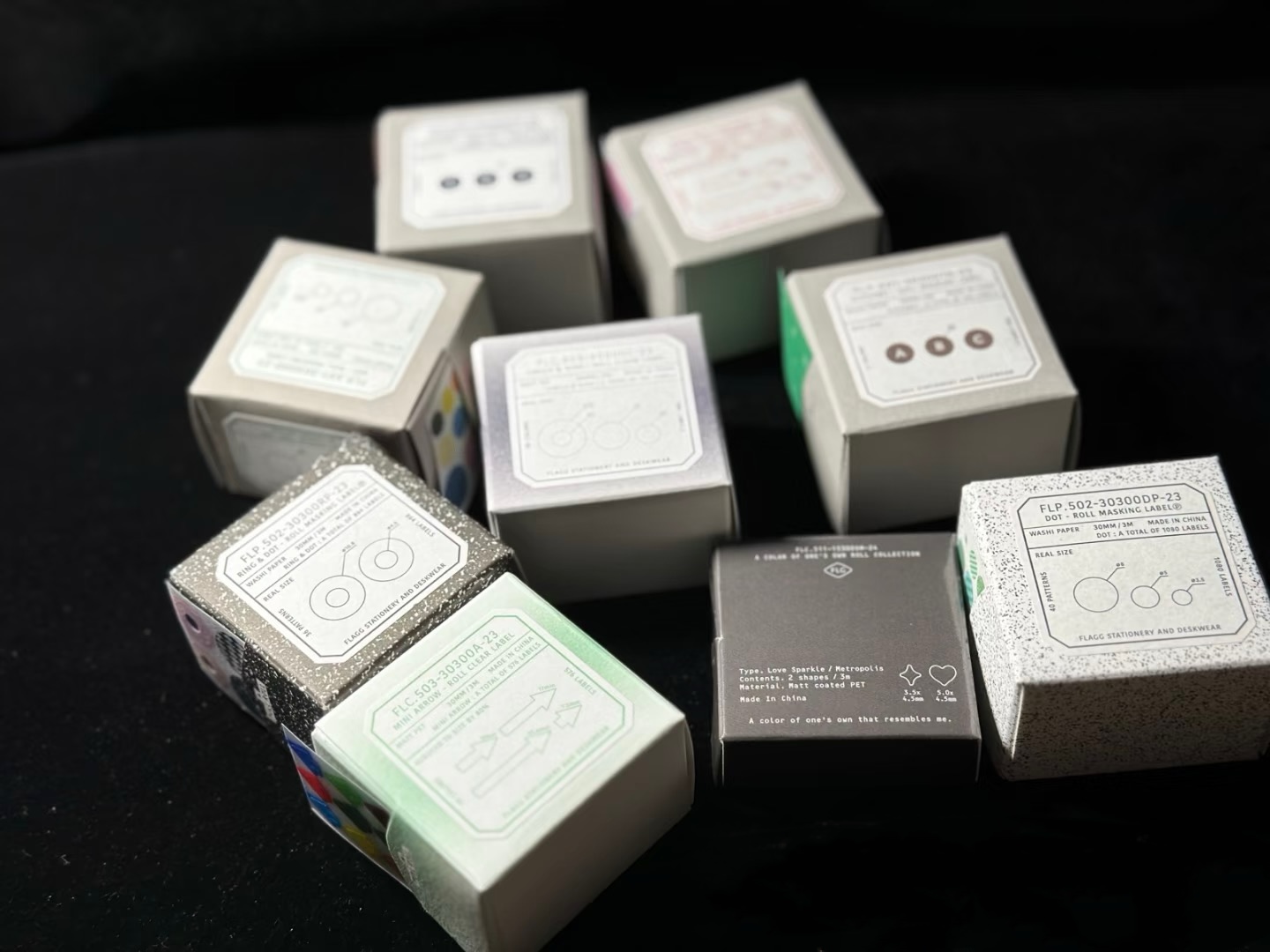 现货贴纸卷分装韩国FLAGG贴纸卷分装合集
