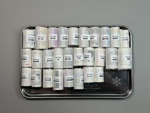 现货胶带分装3amigos手帐胶带盐系合集