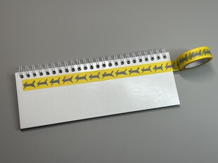 现货胶带分装 日本MT手帐和纸胶带皆川明黄跑兔